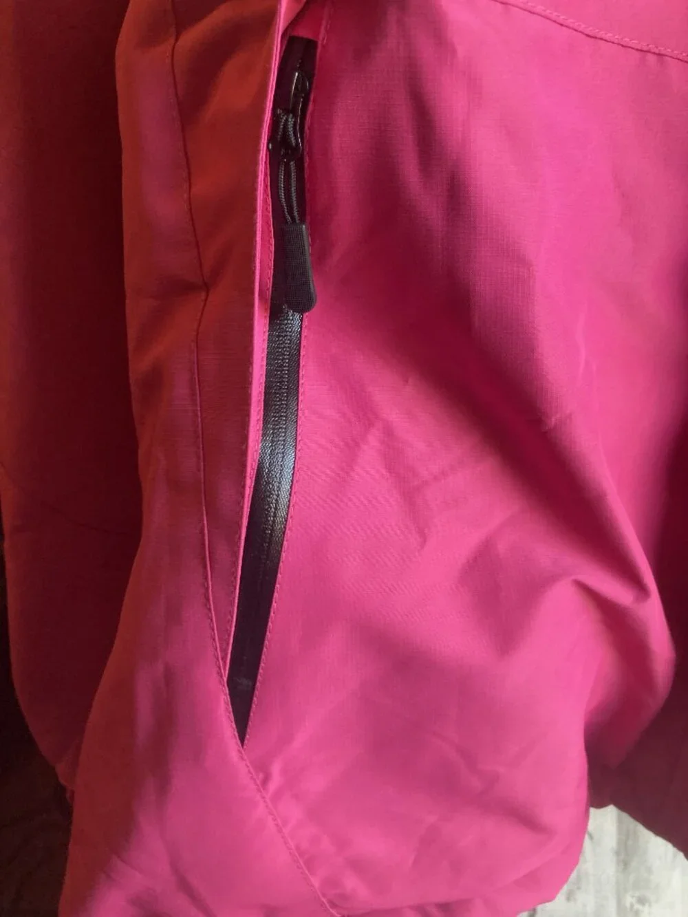 NWT MOERDENG Ski Jacket 2XL Removable Hood Hot Pink Plush Lining